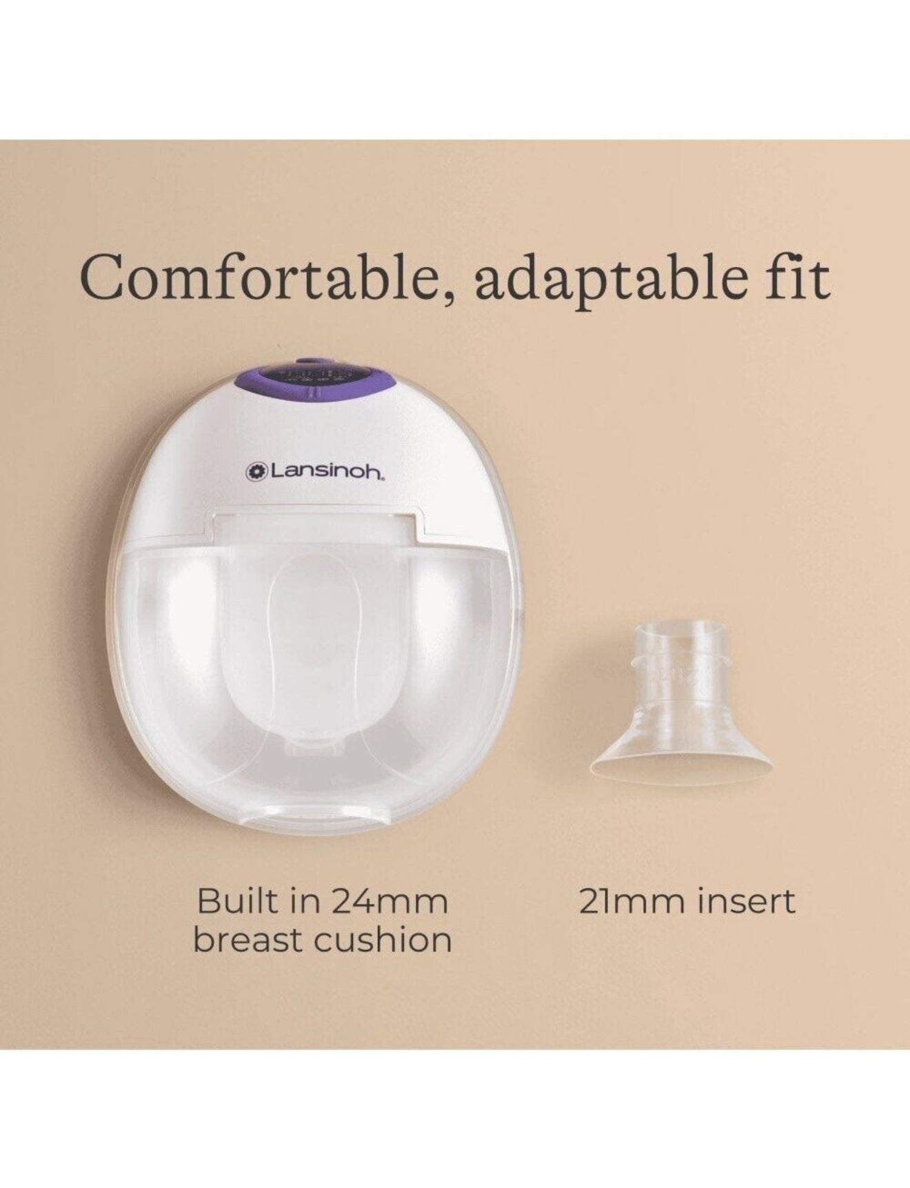 Lansinoh kahekordne kaasaskantav juhtmeta elektriline rinnapump