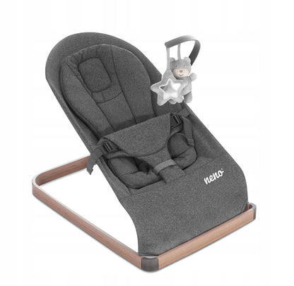 Neno Chiaro „Graphite“ skandinaviško dizaino gultukas kūdikiams