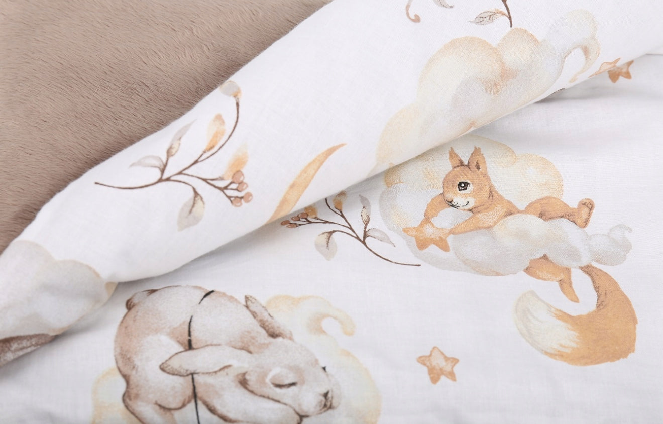 „BabyMam“ - Dviejų pusių kūdikių pledas