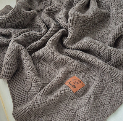 „Infantilo“ - Kūdikio merino vilnos pledukas 80x100 cm