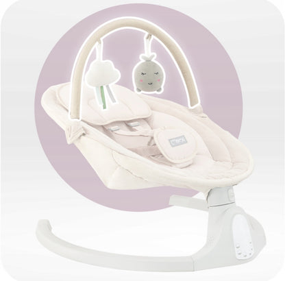 MoMi KENANI SAND elektrinis gultukas-supynė su Bluetooth