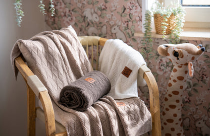 „Infantilo“ - Kūdikio merino vilnos pledukas 80x100 cm