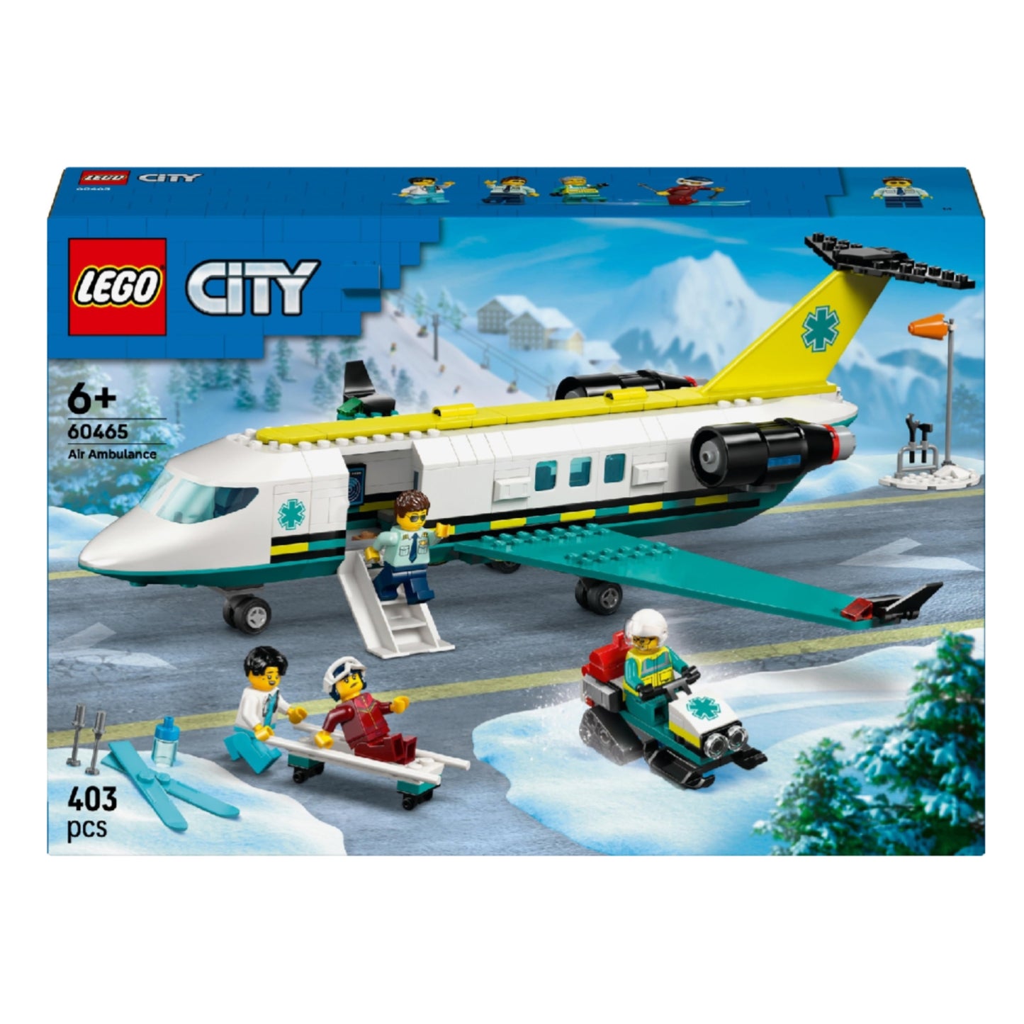 LEGO® City suurte sõidukite kiirabilennuk