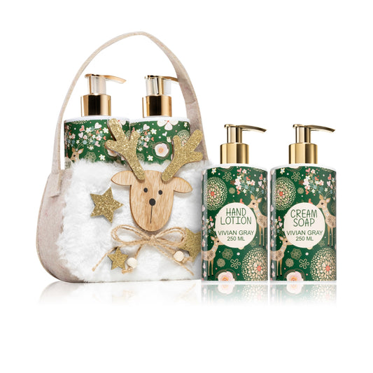 Vivian Gray „Natural Christmas Green Tea & Citrus“ rankų priežiūros dovanų rinkinys