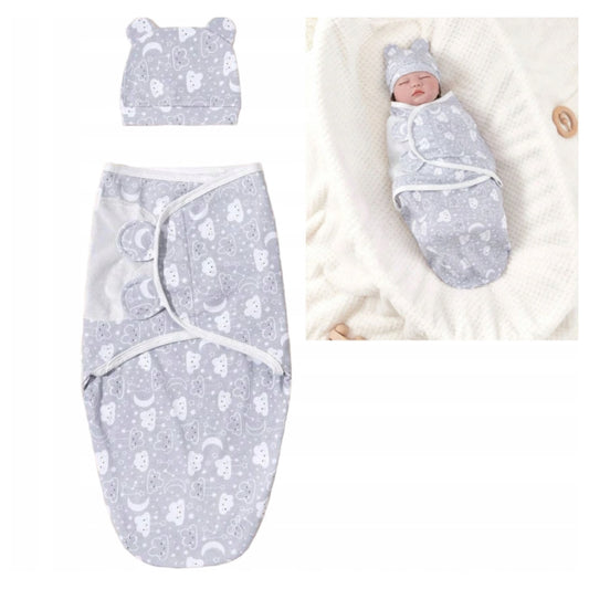 Bambus-džungel "Beebi hea uni" - kookonmähe beebile mütsiga