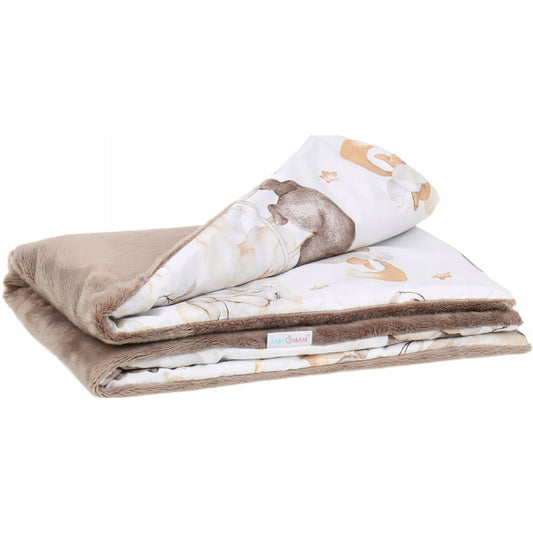 „BabyMam“ - Dviejų pusių kūdikių pledas