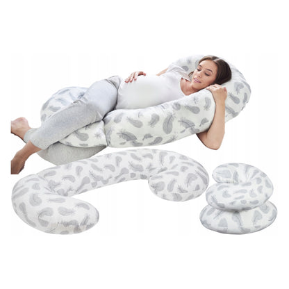 Multifunkcinė nėštumo ir žindymo pagalvė 3in1, C formos, 300 cm