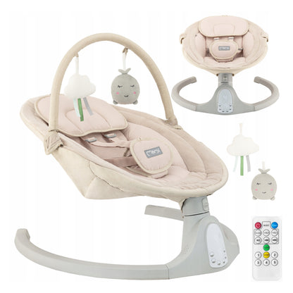 MoMi KENANI SAND elektrinis gultukas-supynė su Bluetooth