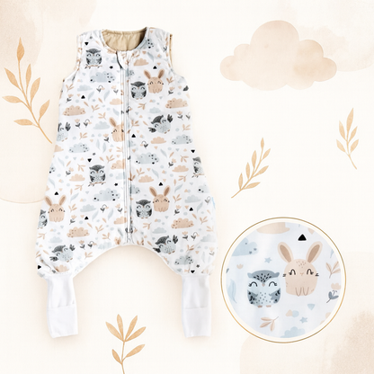 Soe kahepoolne magamiskott sokkidega „BabyU“, 1.5 TOG