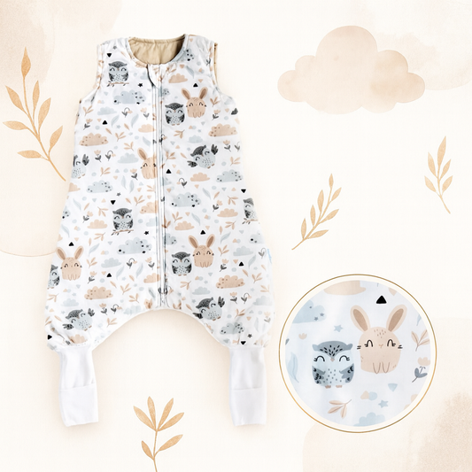 Soe kahepoolne magamiskott sokkidega „BabyU“, 1.5 TOG