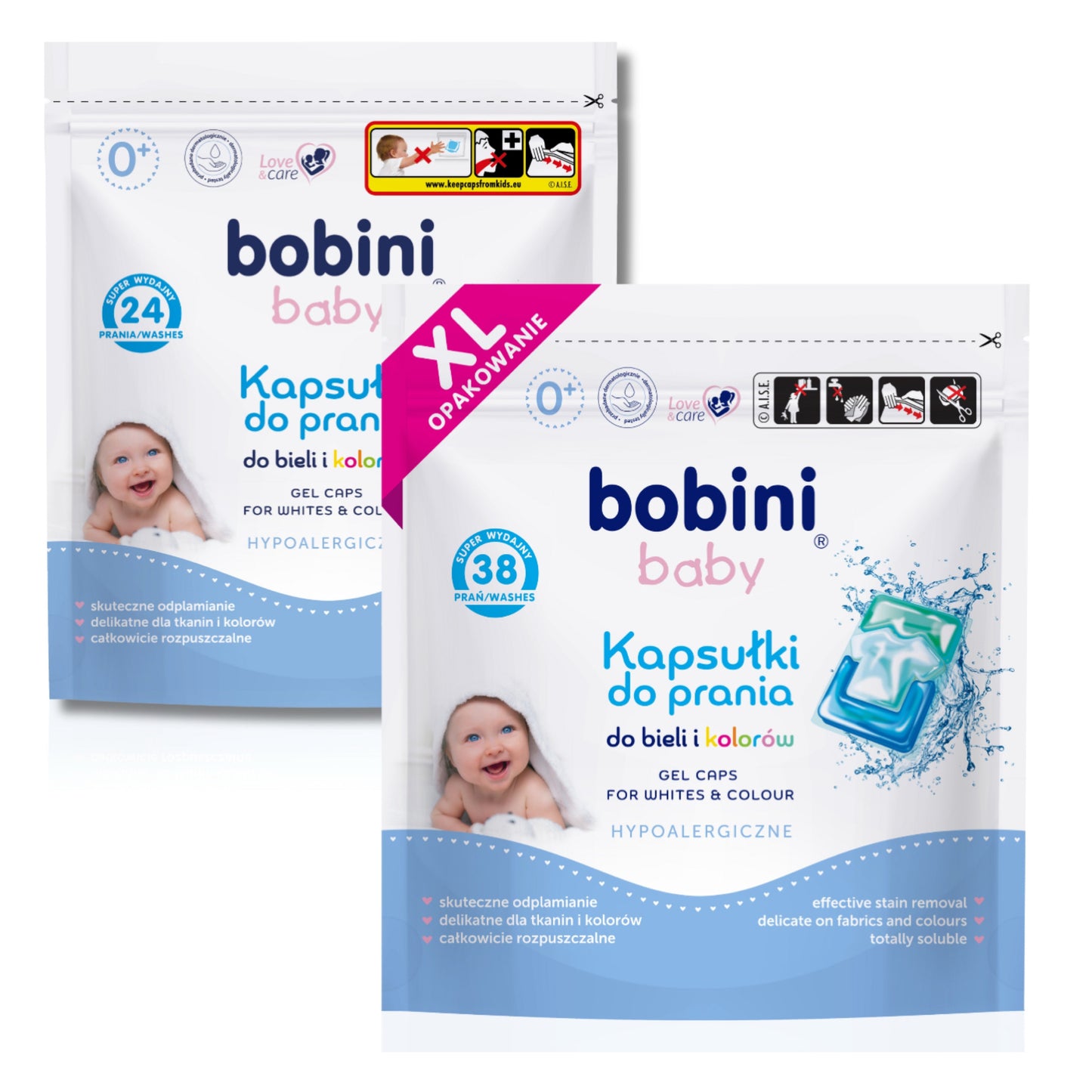 BOBINI Family universalios skalbimo kapsulės 62skalb.