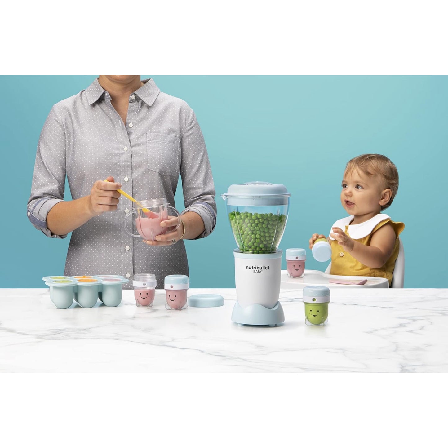 „Nutribullet Baby“ elektrinis trintuvas kūdikių maistui