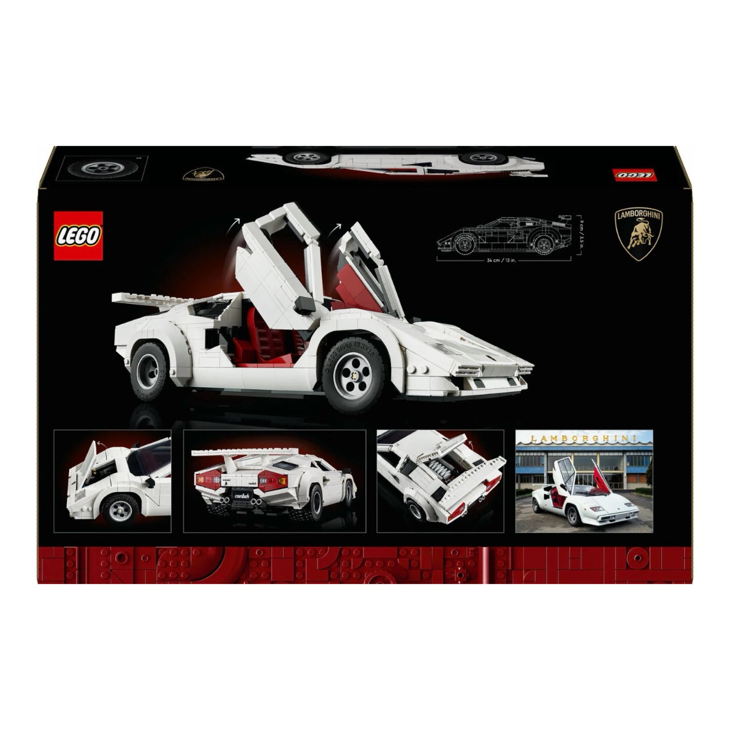 LEGO® Icons Lamborghini Countach 5000 Quattrovalvole 10337, 1506 vnt.