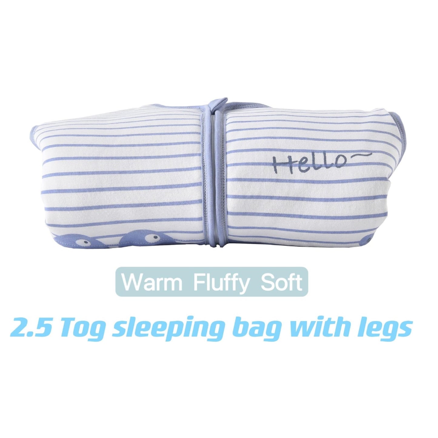 Chilsuessy aastaringne beebimagamiskott jalgadega, 2,5 tolli, (80-90cm)