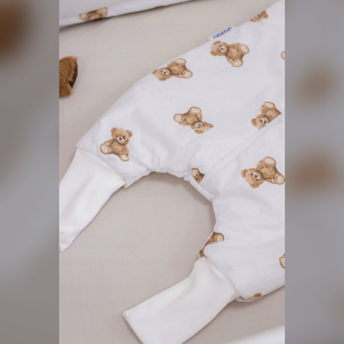 Mr. Teddy – vaikiškas miegmaišis – apšiltintas su kojomis