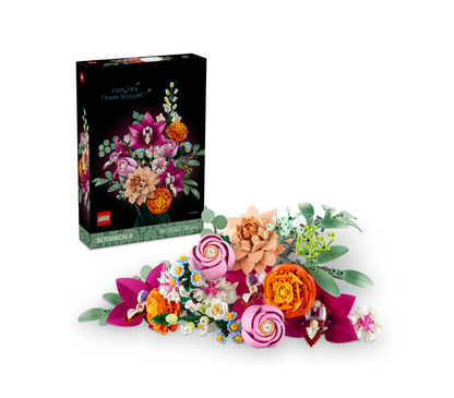 LEGO Botanicals 10342 – Roosa lillekimbu komplekt