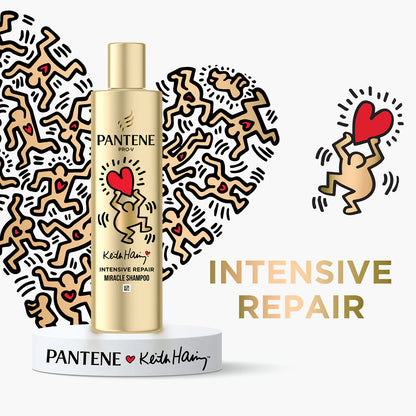 „Pantene“ Keith Haring Artist Edition rinkinys pažeistiems plaukams